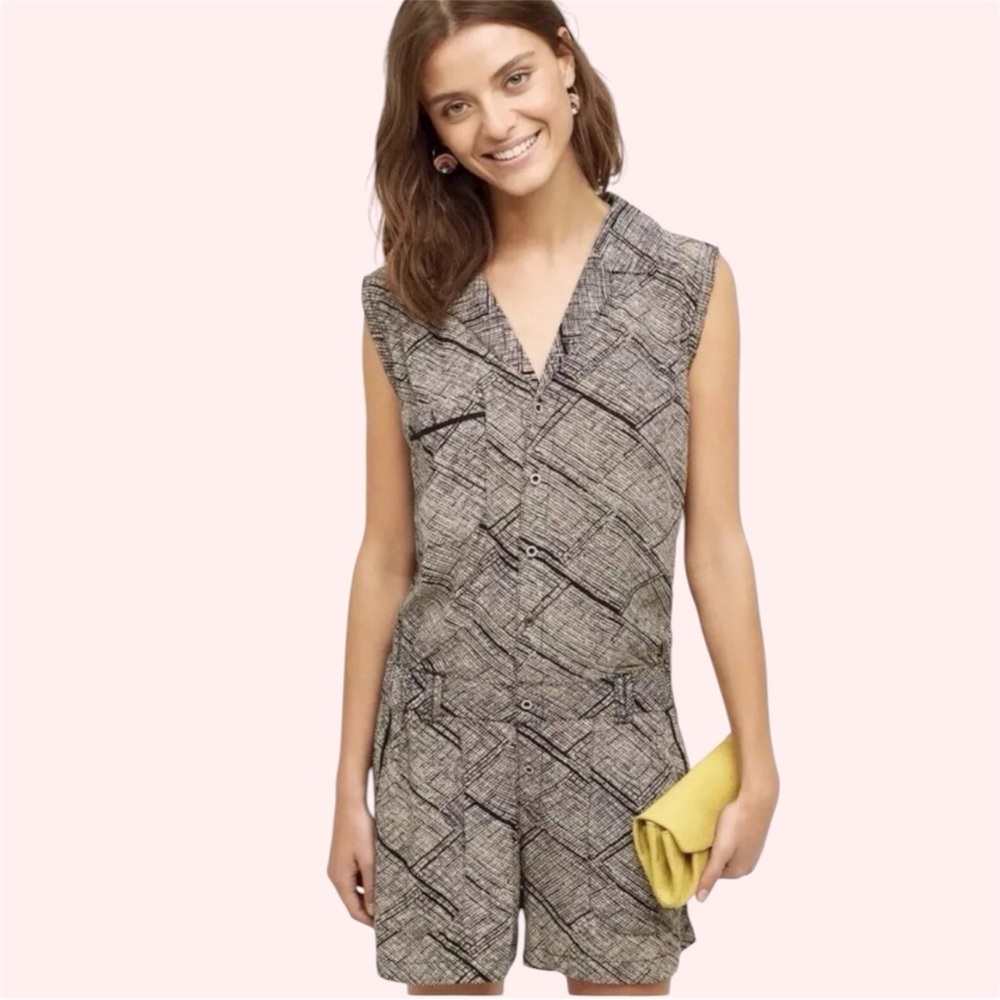 Hei Hei by Anthropologie Black Nova Romper – Women's Size XSP – EUC